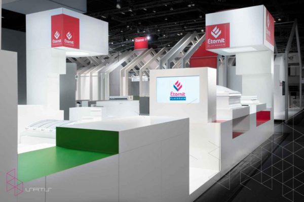 Exhibition booth at Eternit BAU2015 architecture and building industry exhibition