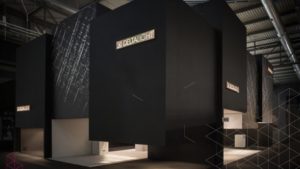 Exhibition booth Euroluce 2015 Milan Italy, Delta Light company