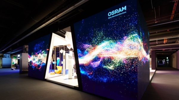 طراحی غرفه و ساخت غرفه برتر شرکت Osaram در نمایشگاه ساختمان و روشنایی 2018 آلمان- فرانکفورت